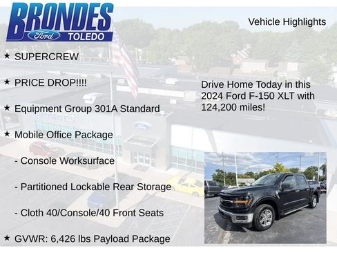 Used 2024 Ford F150 XLT w/ Mobile Office Package RWD image 5