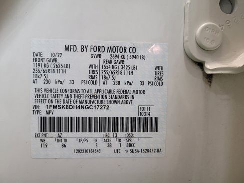 Used 2022 Ford Explorer XLT image 33