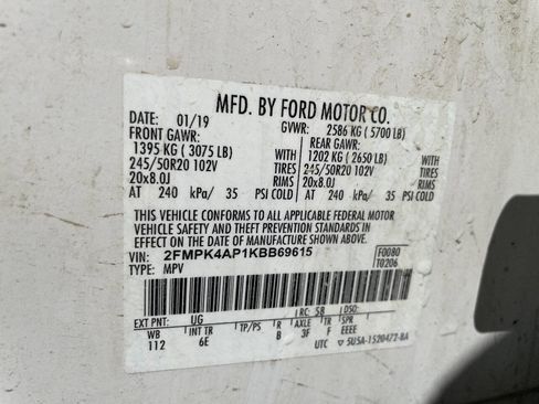 Used 2019 Ford Edge ST w/ Cold Weather Package AWD/4WD image 33