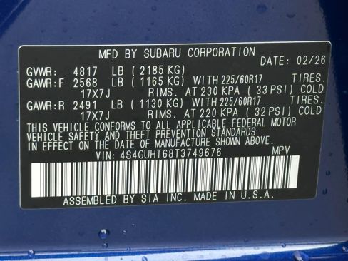 New 2026 Subaru Crosstrek 2.5i Wilderness AWD/4WD image 26