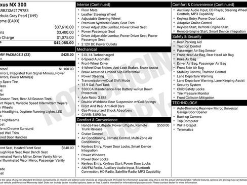 Used 2021 Lexus NX 300 FWD w/ Accessory Package 2 image 31