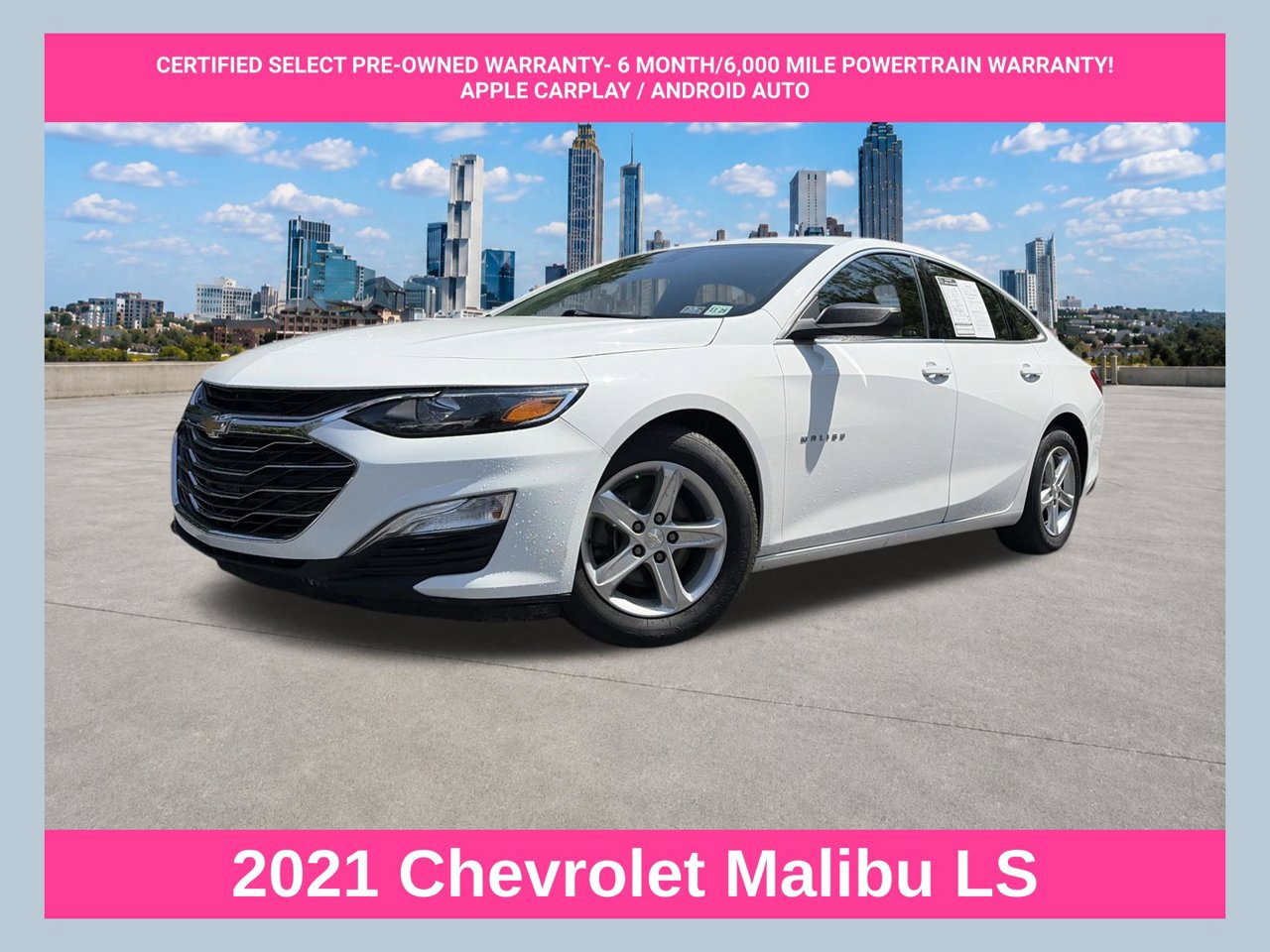 Used 2021 Chevrolet Malibu LS w/ LPO, Floor Liner Package FWD 360° Tour