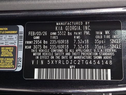 New 2026 Kia Sorento S AWD/4WD image 15