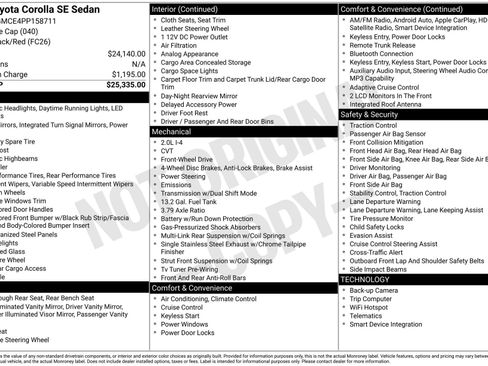 Used 2023 Toyota Corolla SE image 23