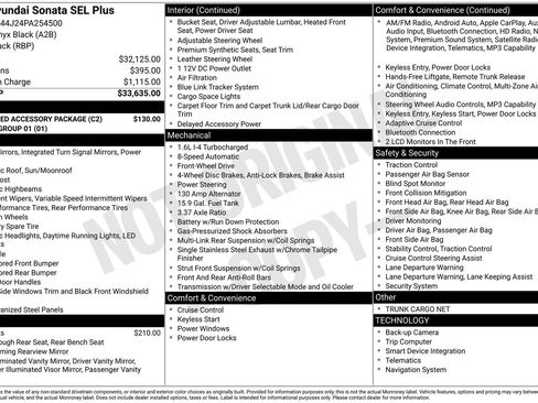Used 2023 Hyundai Sonata SEL Plus w/ Preferred Accessory Package image 28