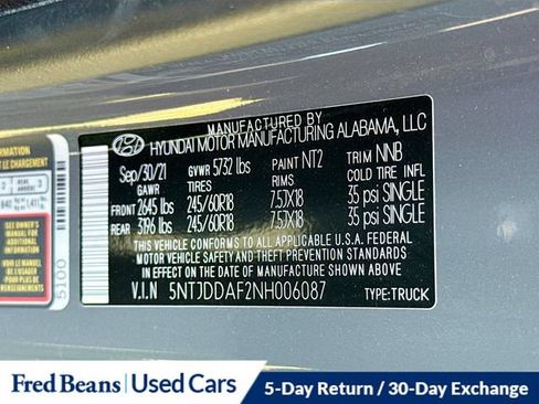 Used 2022 Hyundai Santa Cruz SEL Premium AWD/4WD image 28