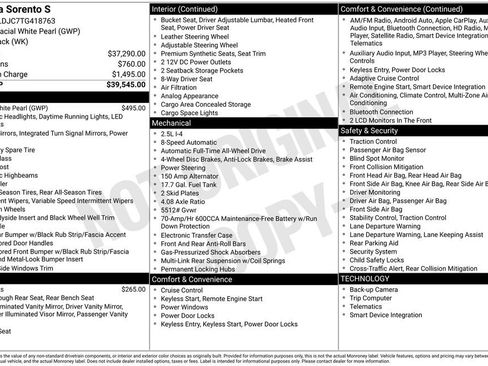 New 2026 Kia Sorento S image 4
