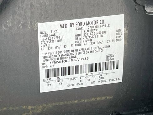Used 2021 Ford Explorer ST w/ Equipment Group 401A AWD/4WD image 33