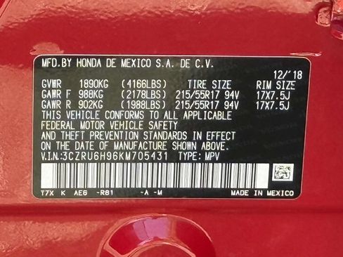 Used 2019 Honda HR-V Touring image 29