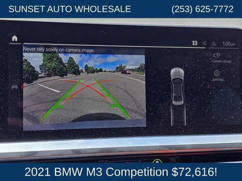 Used 2021 BMW M3 Competition RWD image 38
