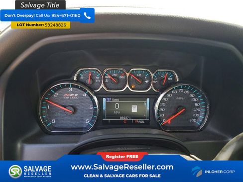 Used 2017 Chevrolet Silverado 1500 LTZ Z71 w/ LTZ Plus Package AWD/4WD image 12