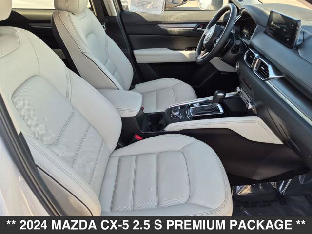 Used 2024 MAZDA CX-5 AWD 2.5 S w/ Premium Package image 22