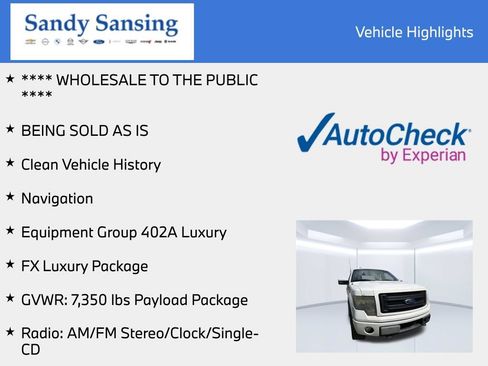 Used 2013 Ford F150 FX4 w/ Luxury Equipment Group AWD/4WD image 7
