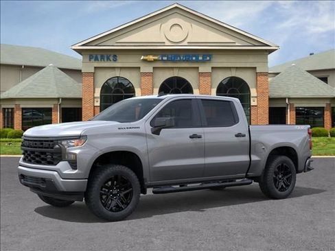 New 2026 Chevrolet Silverado 1500 Custom w/ Turbomax Blackout Package AWD/4WD image 3