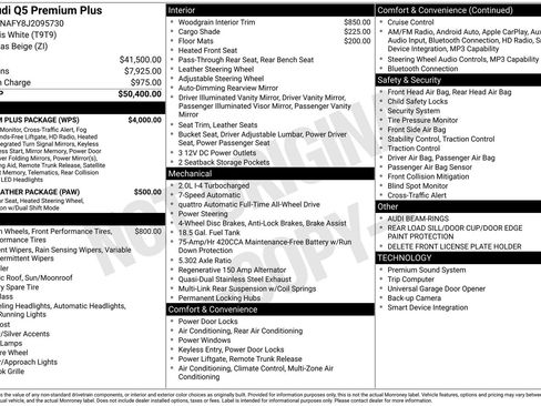 Used 2018 Audi Q5 2.0T Premium Plus w/ Premium Plus Package image 2