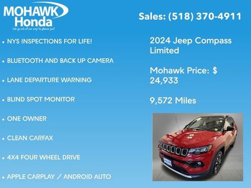 Used 2024 Jeep Compass Limited AWD/4WD image 7