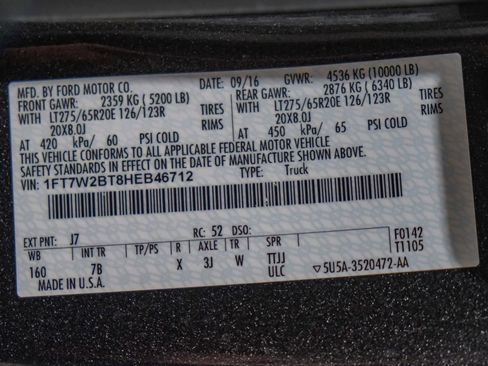 Used 2017 Ford F250 Platinum w/ Platinum Ultimate Package AWD/4WD image 69