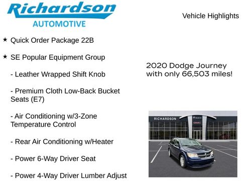 Used 2020 Dodge Journey SE w/ SE Popular Equipment Group FWD image 10
