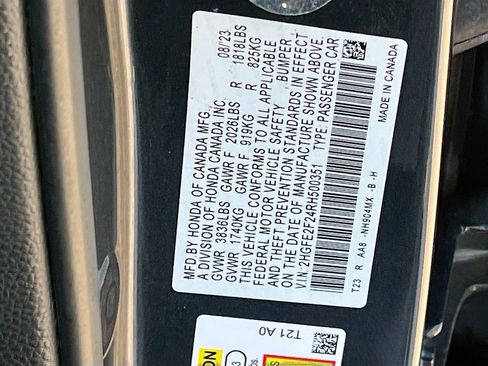 Used 2024 Honda Civic LX image 30