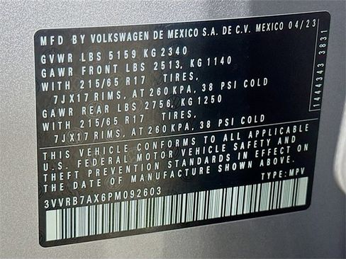 Used 2023 Volkswagen Tiguan S image 34