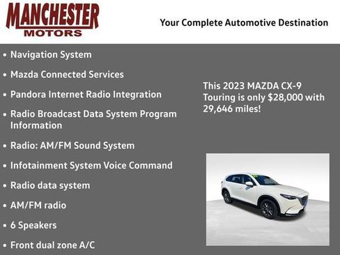 Used 2023 MAZDA CX-9 Touring AWD/4WD image 2