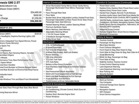 Used 2024 Genesis G80 2.5T image 39