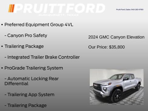 Used 2024 GMC Canyon Elevation AWD/4WD image 7