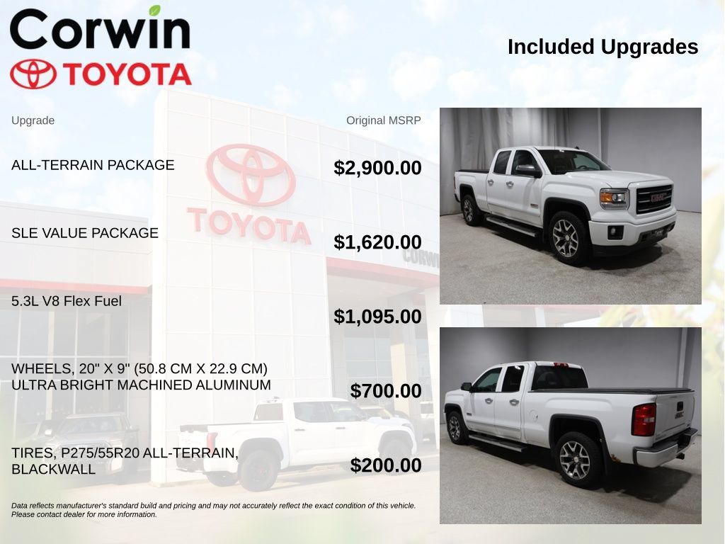Used 2014 GMC Sierra 1500 SLE w/ All-Terrain Package AWD/4WD image 4
