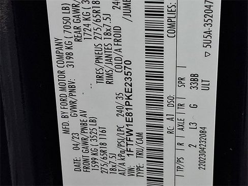 Used 2023 Ford F150 XLT w/ Equipment Group 302A High image 28