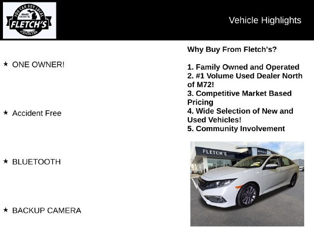 Used 2020 Honda Civic EX-L image 2