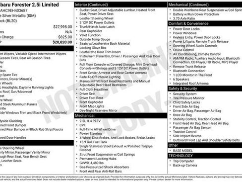 Used 2014 Subaru Forester 2.5i Limited image 28