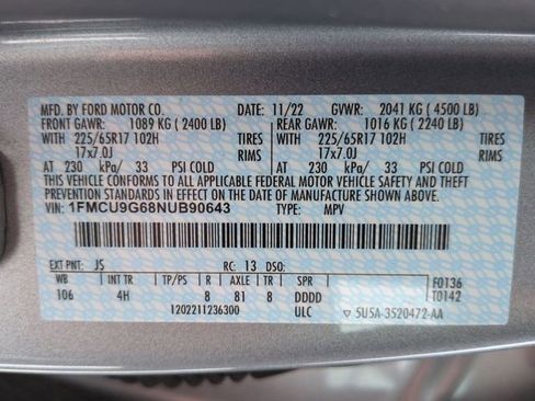 Certified 2022 Ford Escape SE w/ Convenience Package image 23