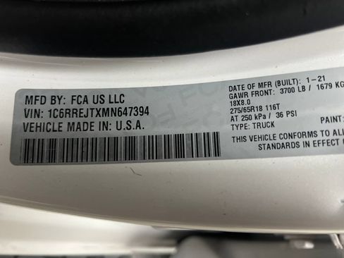 Used 2021 RAM 1500 Laramie RWD image 33