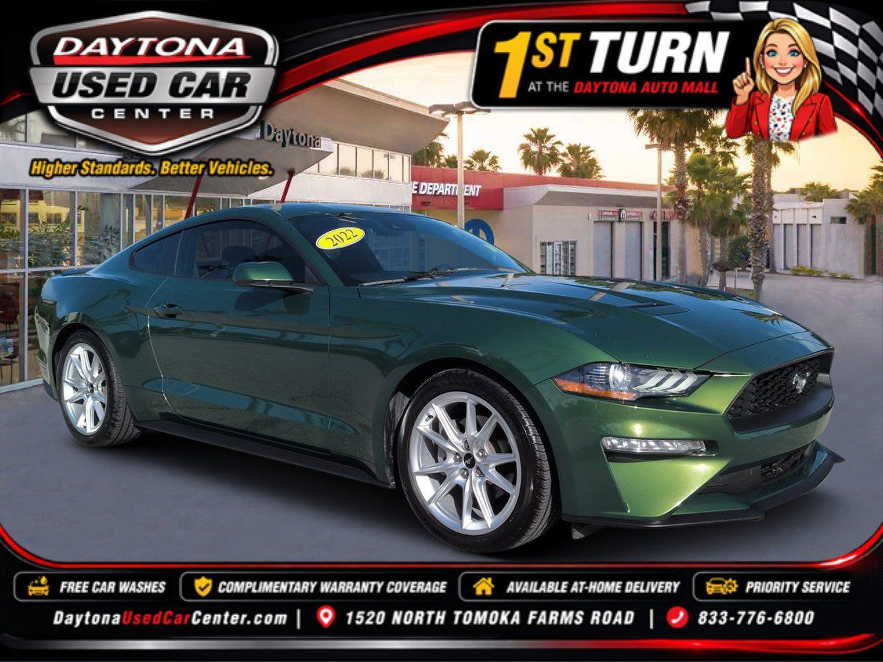 Used 2022 Ford Mustang Premium w/ Security Package RWD image 1