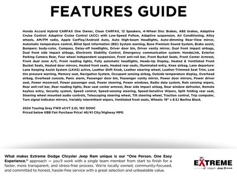 Used 2024 Honda Accord Touring image 2