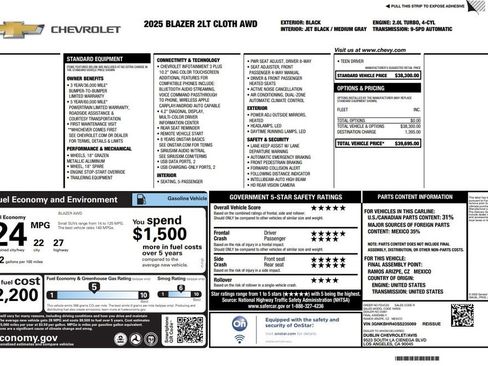 Used 2025 Chevrolet Blazer LT AWD/4WD image 2