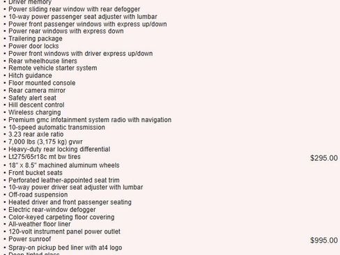 Used 2019 GMC Sierra 1500 AT4 w/ AT4 Premium Package image 7