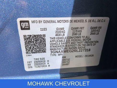 Certified 2024 Chevrolet Equinox RS w/ LPO, Floor Liner Package AWD/4WD image 34