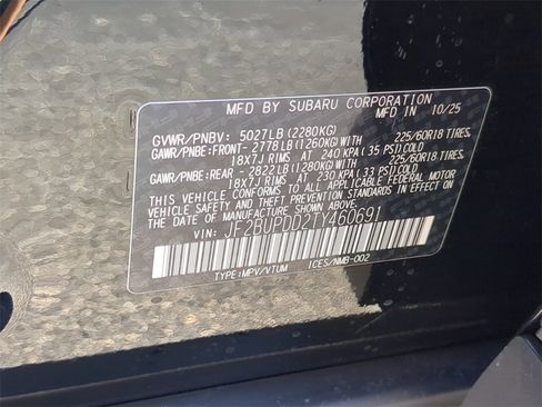 New 2026 Subaru Outback Limited image 34