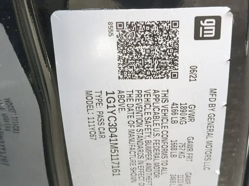 Used 2021 Chevrolet Corvette Stingray Premium Conv w/ Z51 Performance Package image 22