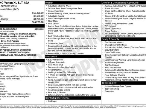 Used 2019 GMC Yukon XL SLT w/ Open Road Package RWD image 6