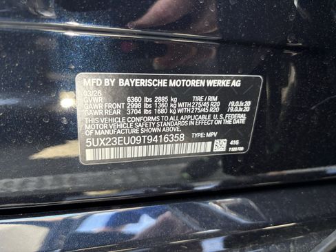 Certified 2026 BMW X5 xDrive40i w/ M Sport Package image 38