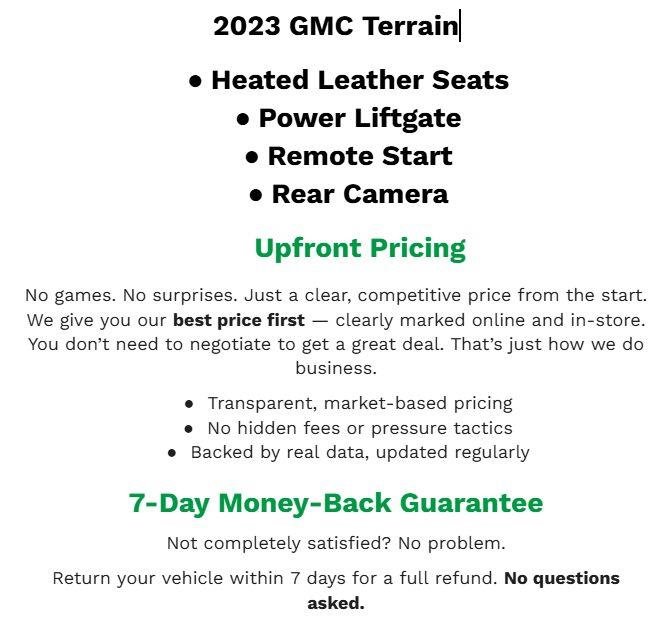 Certified 2023 GMC Terrain AT4 AWD/4WD image 2
