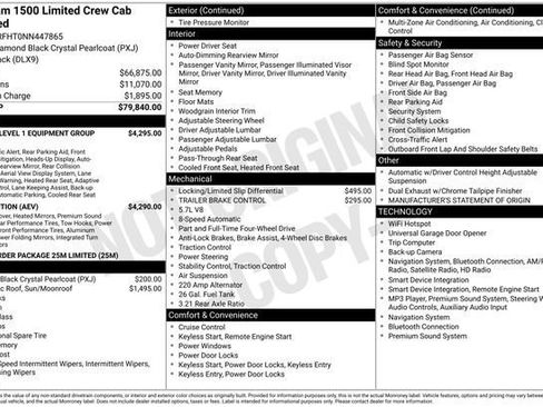 Used 2022 RAM 1500 Limited AWD/4WD image 29