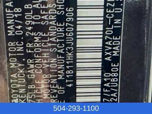 Used 2018 Toyota Camry LE image 28