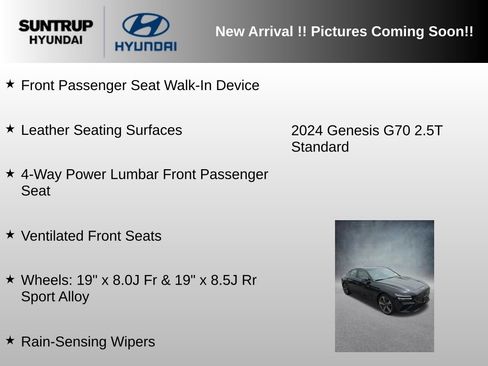Used 2024 Genesis G70 2.5T w/ Sport Prestige Package AWD/4WD image 11