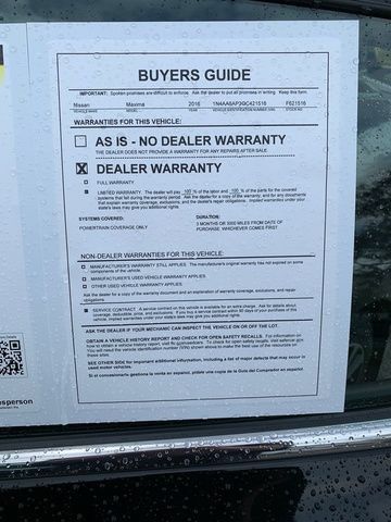 Used 2016 Nissan Maxima Platinum w/ Interior Lighting Package FWD image 33