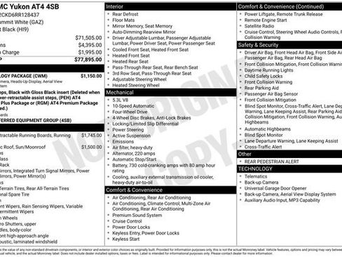 Used 2024 GMC Yukon AT4 w/ Technology Package AWD/4WD image 5