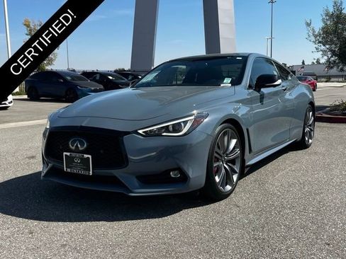 Certified 2021 INFINITI Q60 Red Sport 400 w/ Cargo Package RWD image 1