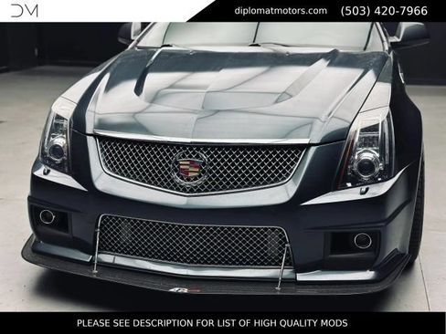 Used 2012 Cadillac CTS V w/ Wood Trim Package RWD image 14